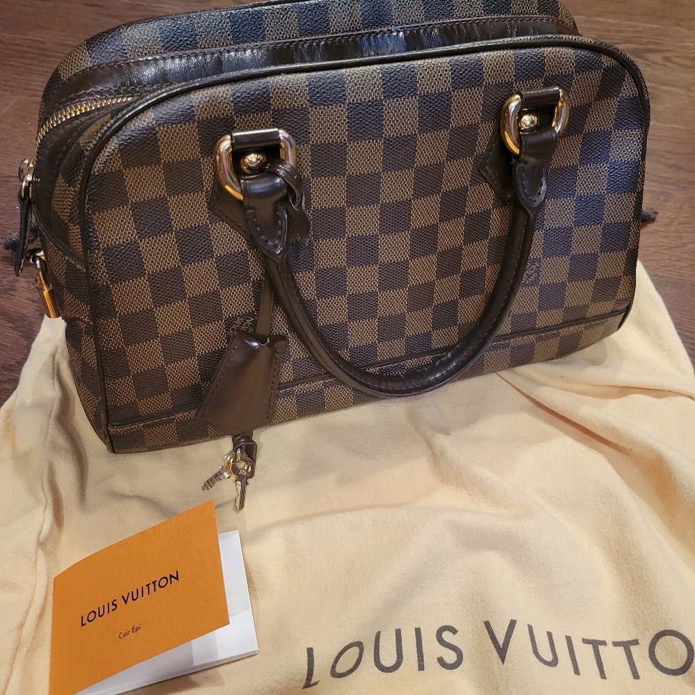 Louis Vuitton Duomo Bowler Bag in Damier Ebene